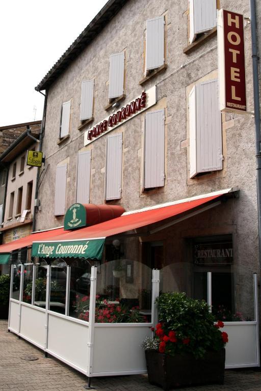 Logis Hotel L'Ange Couronne Belleville-sur-Saone Exterior photo